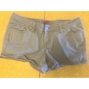 VTG Y2K 00s No Boundaries Tan Micro Short Shorts Juniors 5 Festival Boho